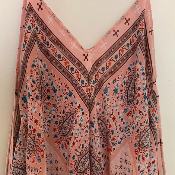 American Rag • Asymmetrical Floral Maxi Dress - Picture 2 of 7